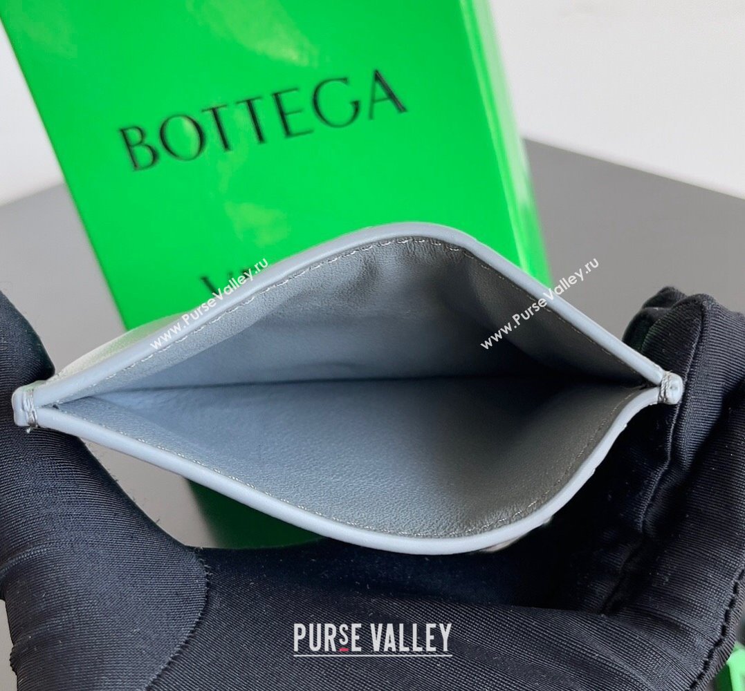 Bottega Veneta Cassette Intreccio leather Credit Card Case THUNDER 2024 (misu-23122051)