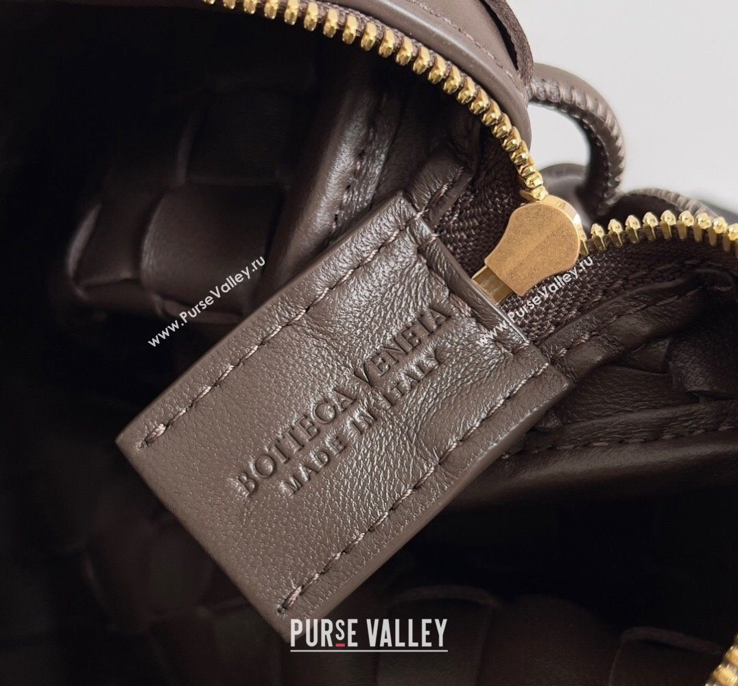 Bottega Veneta Mini Loop Camera Intrecciato leather cross-body Bag FONDANT 2024 (misu-23122010)