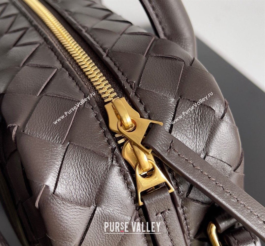 Bottega Veneta Small Getaway Intrecciato leather top handle bag with adjustable and detachable strap FONDANT 2024 (misu-23122022