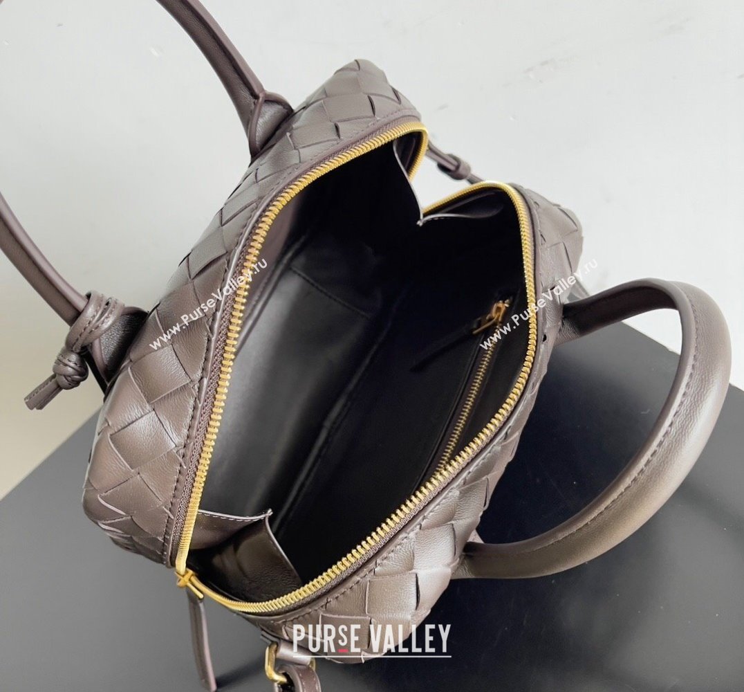 Bottega Veneta Small Getaway Intrecciato leather top handle bag with adjustable and detachable strap FONDANT 2024 (misu-23122022