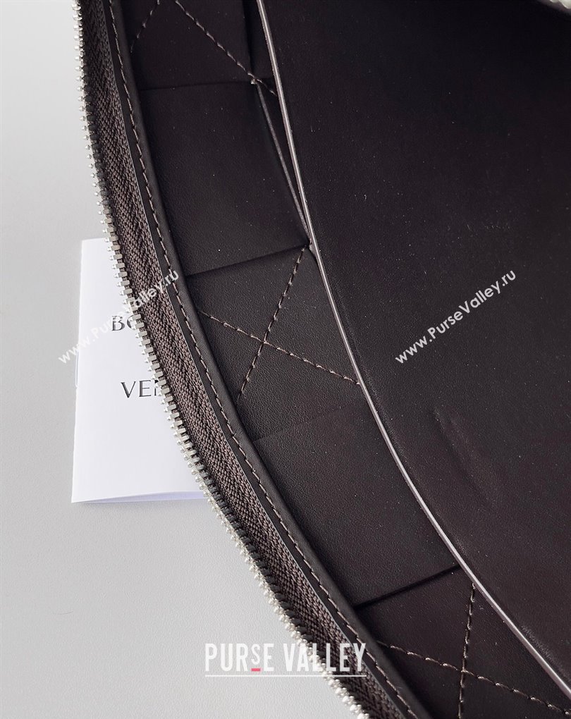 Bottega Veneta Large Cassette Pouch Intreccio leather wristlet Bag LIGHT BROWN 2024 (misu-23122014)