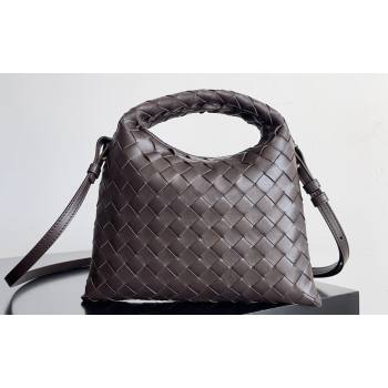 Bottega Veneta Mini Hop Intrecciato leather cross-body Bag with detachable strap FONDANT 2024 (misu-23122006)