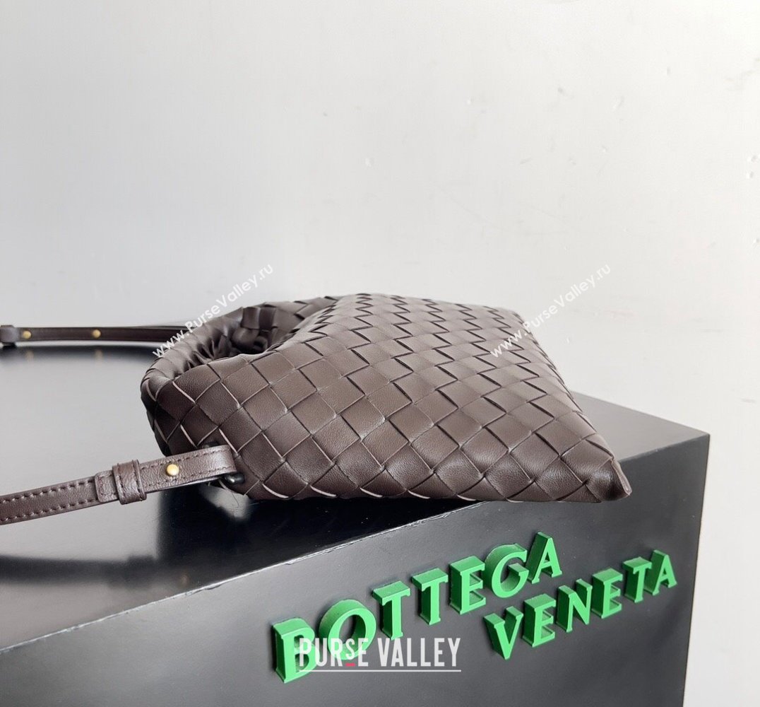 Bottega Veneta Mini Hop Intrecciato leather cross-body Bag with detachable strap FONDANT 2024 (misu-23122006)