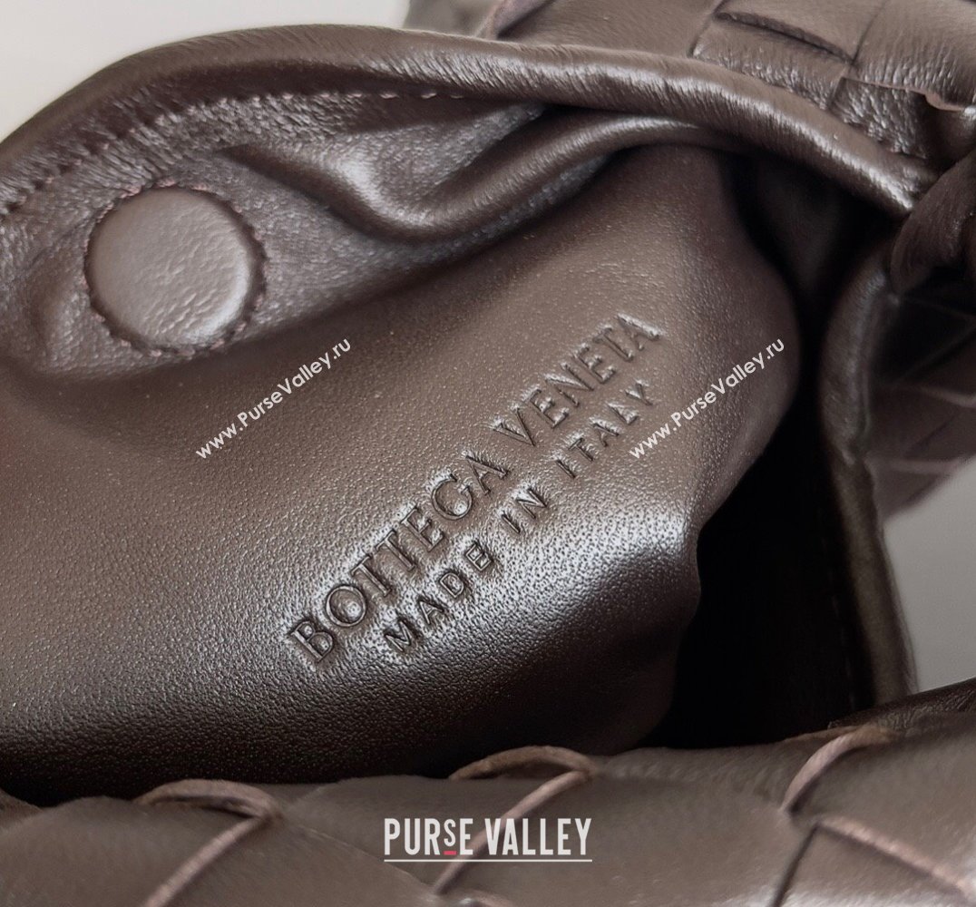 Bottega Veneta Mini Hop Intrecciato leather cross-body Bag with detachable strap FONDANT 2024 (misu-23122006)