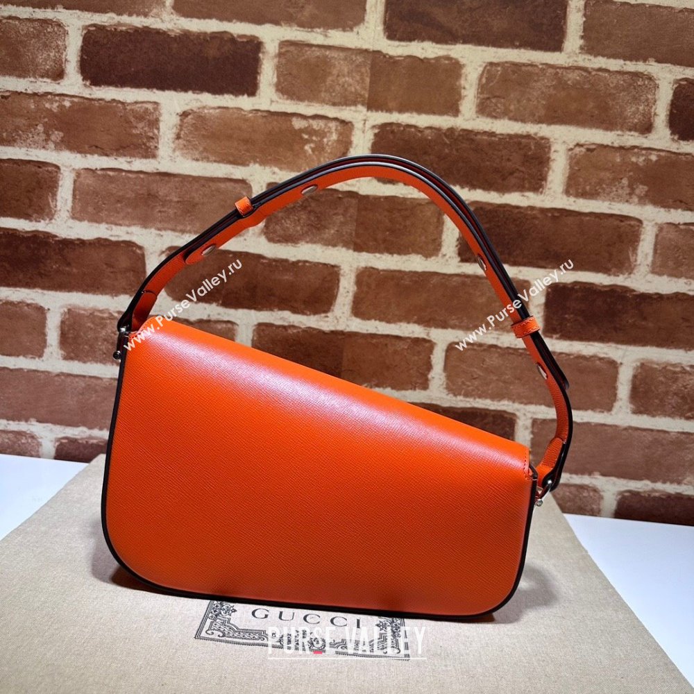 Gucci Horsebit 1955 small shoulder bag 764155 Leather Orange (dlh-23122101)