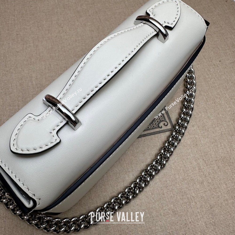 Gucci Petite GG Super mini bag 760194 Leather White (dlh-23122212)