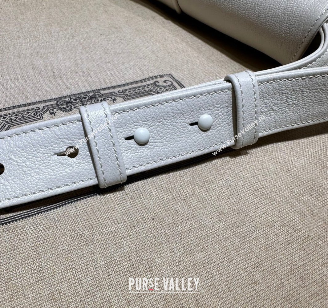 Gucci Aphrodite small shoulder bag 767226 leather White with Brass hardware 2024 (dlh-23122141)