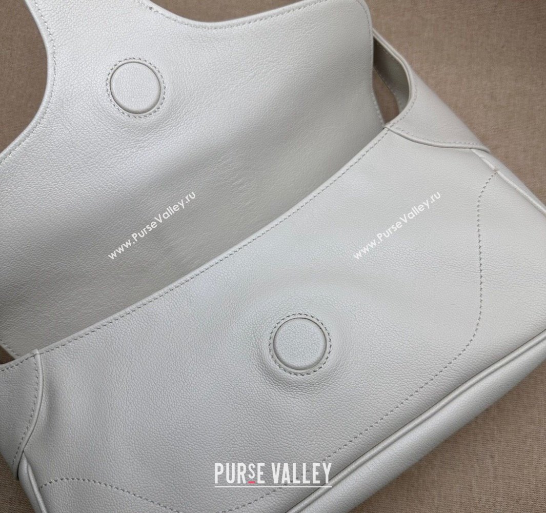 Gucci Aphrodite small shoulder bag 767226 leather White with Brass hardware 2024 (dlh-23122141)