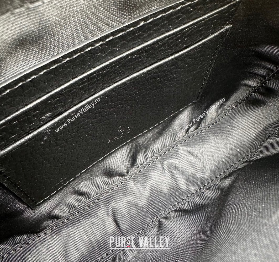 Gucci GG Marmont mini shoulder bag 772759 leather Black (dlh-23122228)