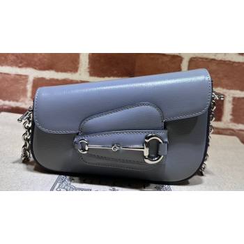 Gucci Horsebit 1955 Mini shoulder bag 774209 Leather Gray (dlh-23122108)