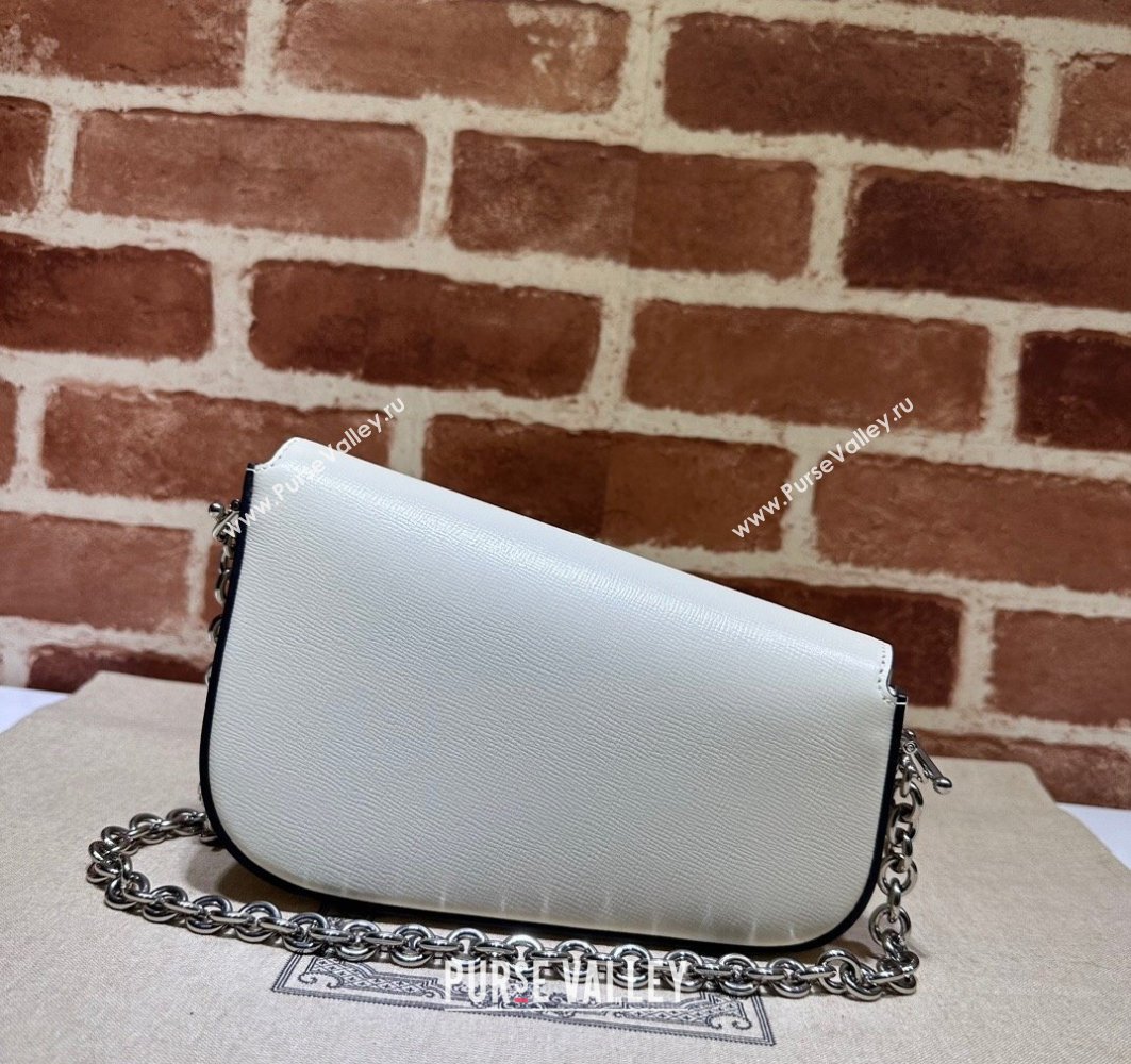 Gucci Horsebit 1955 Mini shoulder bag 774209 Leather White (dlh-23122106)
