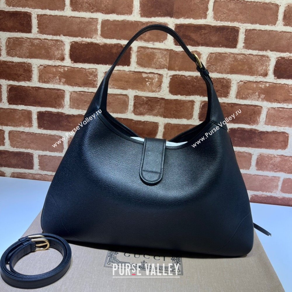 Gucci Aphrodite large shoulder bag 726322 leather Black 2024 (dlh-23122136)