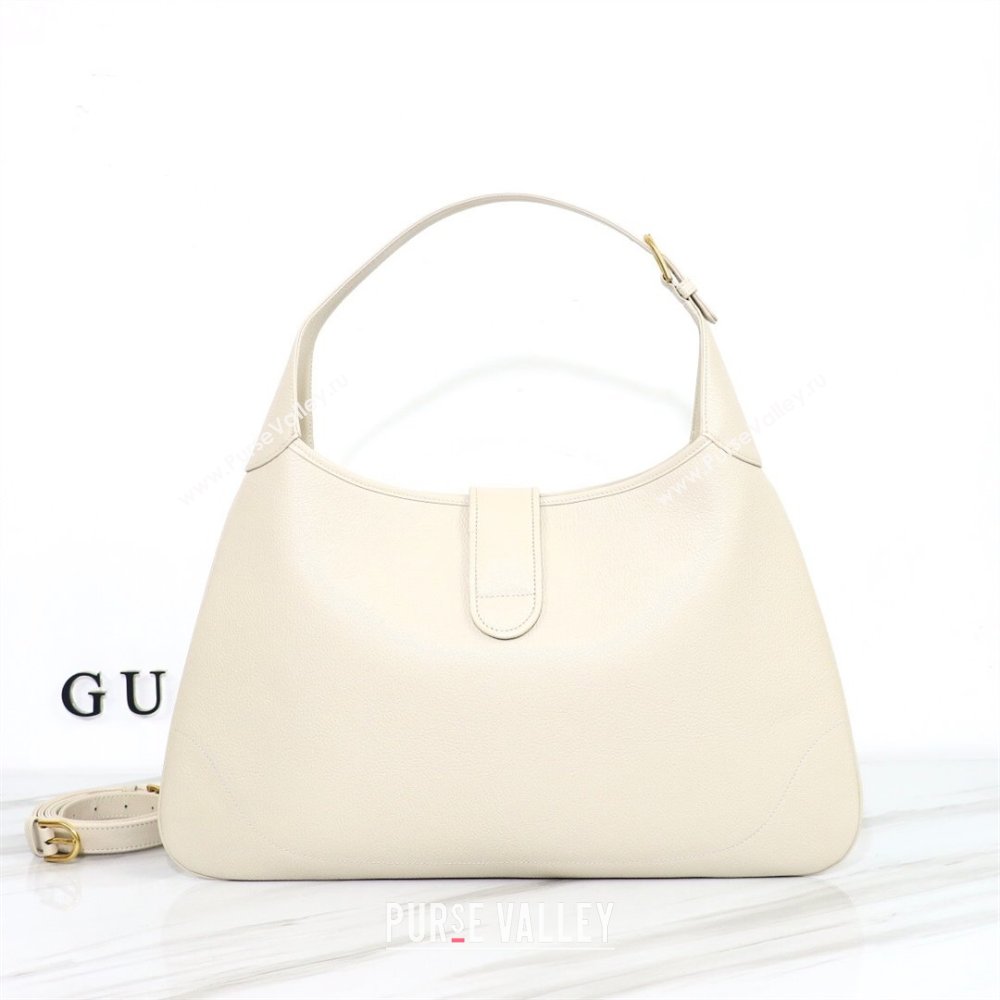 Gucci Aphrodite large shoulder bag 726322 leather White 2024 (dlh-23122137)