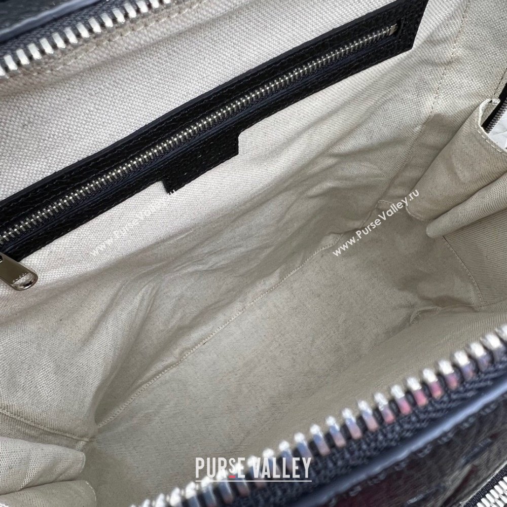 Gucci Jumbo GG Leather Large backpack bag 766932 Black (dlh-23122214)