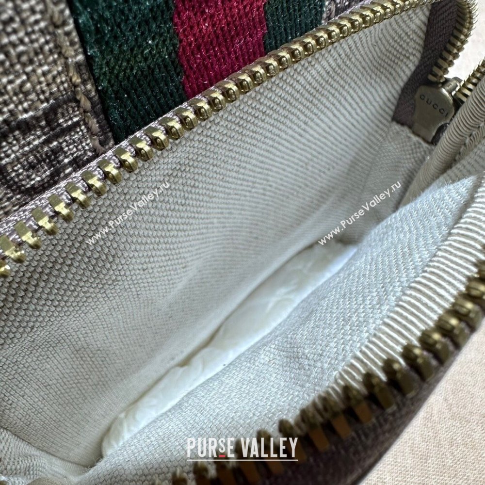 Gucci Ophidia GG mini bag with Web 752565 beige and ebony Supreme 2024 (dlh-23122237)