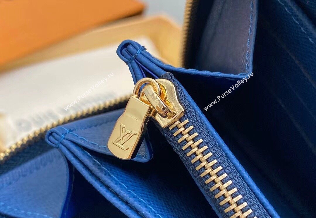 Louis Vuitton Monogram Denim Zippy Wallet M82958 2024 (kiki-23122574)