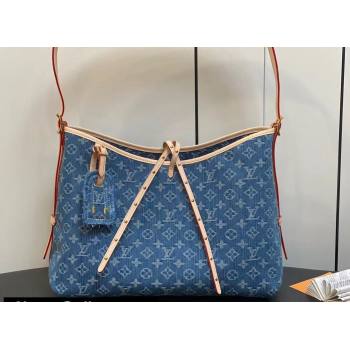 Louis Vuitton Monogram Denim Carry All Bag M46855 2024 (kiki-23122572)