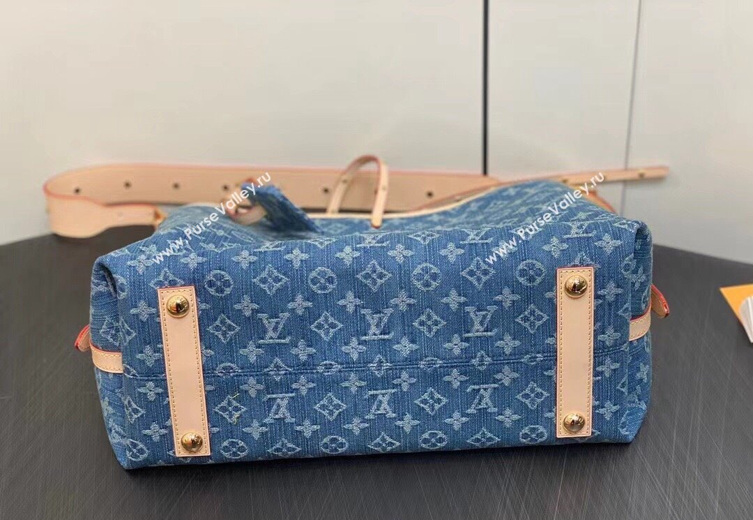 Louis Vuitton Monogram Denim Carry All Bag M46855 2024 (kiki-23122572)