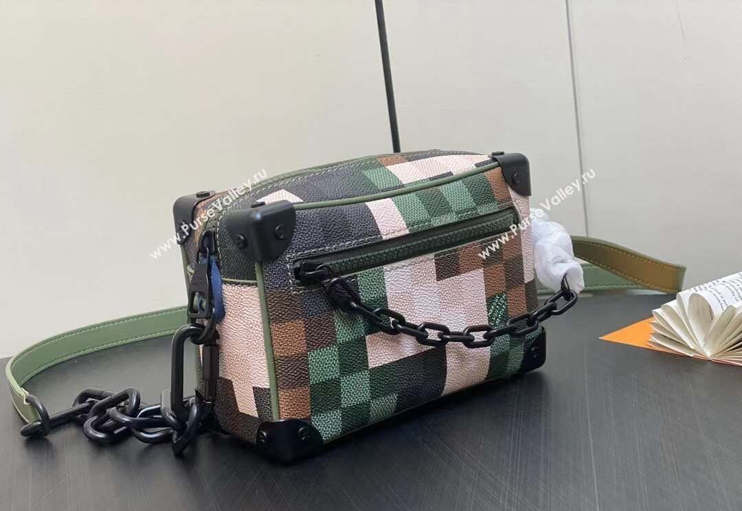 Louis Vuitton Canvas Mini Soft Trunk Bag M24581 Green 2024 (kiki-23122302)