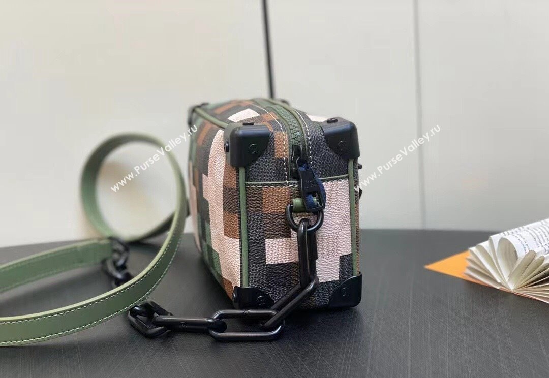 Louis Vuitton Canvas Mini Soft Trunk Bag M24581 Green 2024 (kiki-23122302)