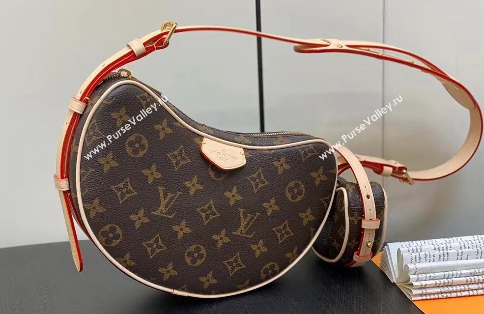 Louis Vuitton Monogram Canvas Croissant MM Bag M46828 2024 (kiki-23122570)