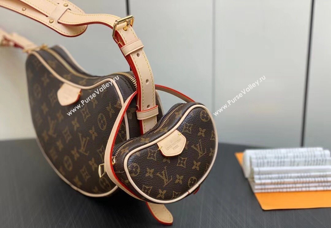 Louis Vuitton Monogram Canvas Croissant MM Bag M46828 2024 (kiki-23122570)