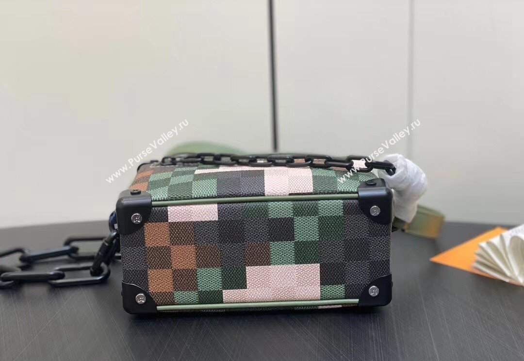 Louis Vuitton Canvas Mini Soft Trunk Bag M24581 Green 2024 (kiki-23122302)