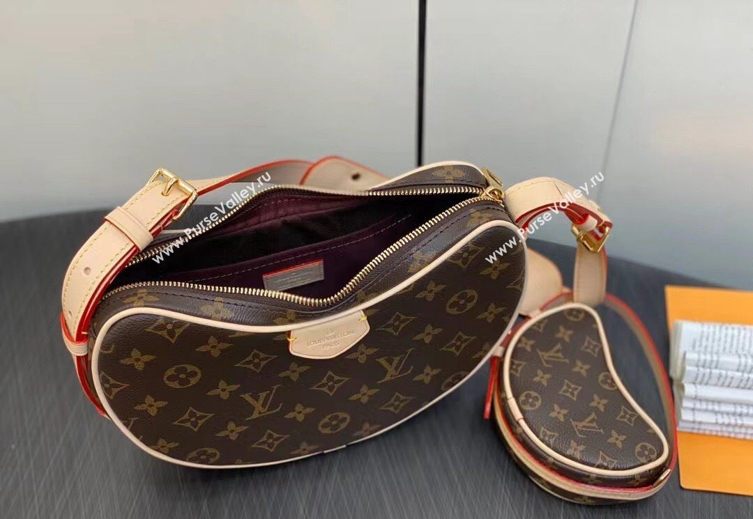 Louis Vuitton Monogram Canvas Croissant MM Bag M46828 2024 (kiki-23122570)