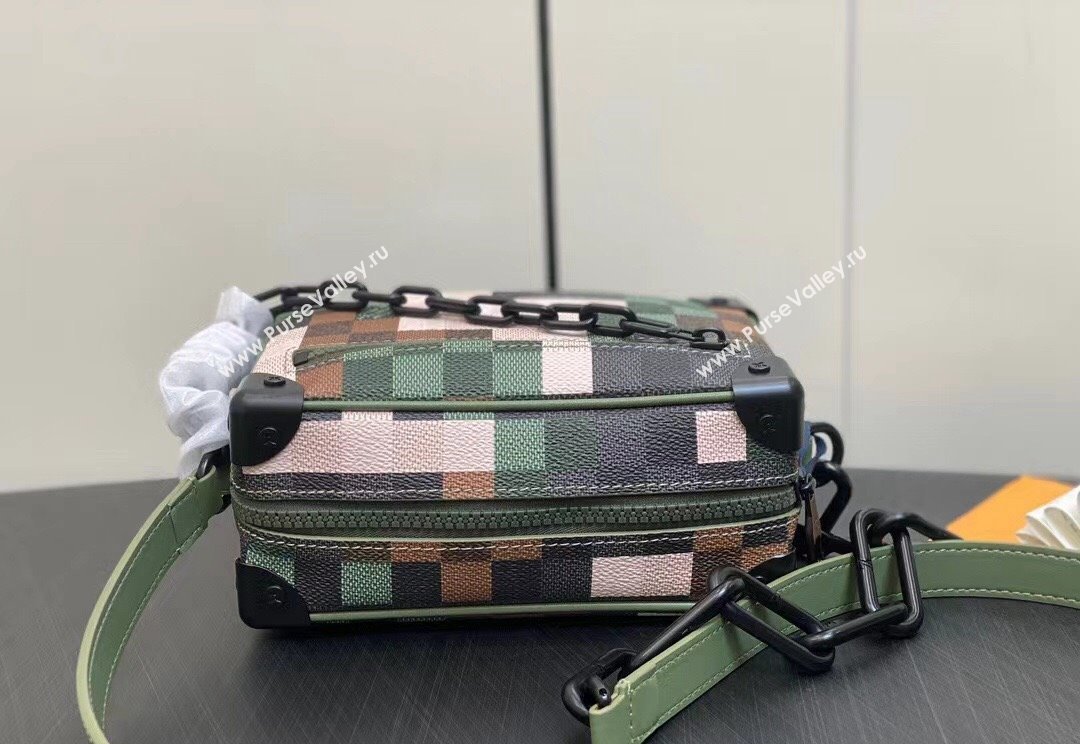 Louis Vuitton Canvas Mini Soft Trunk Bag M24581 Green 2024 (kiki-23122302)
