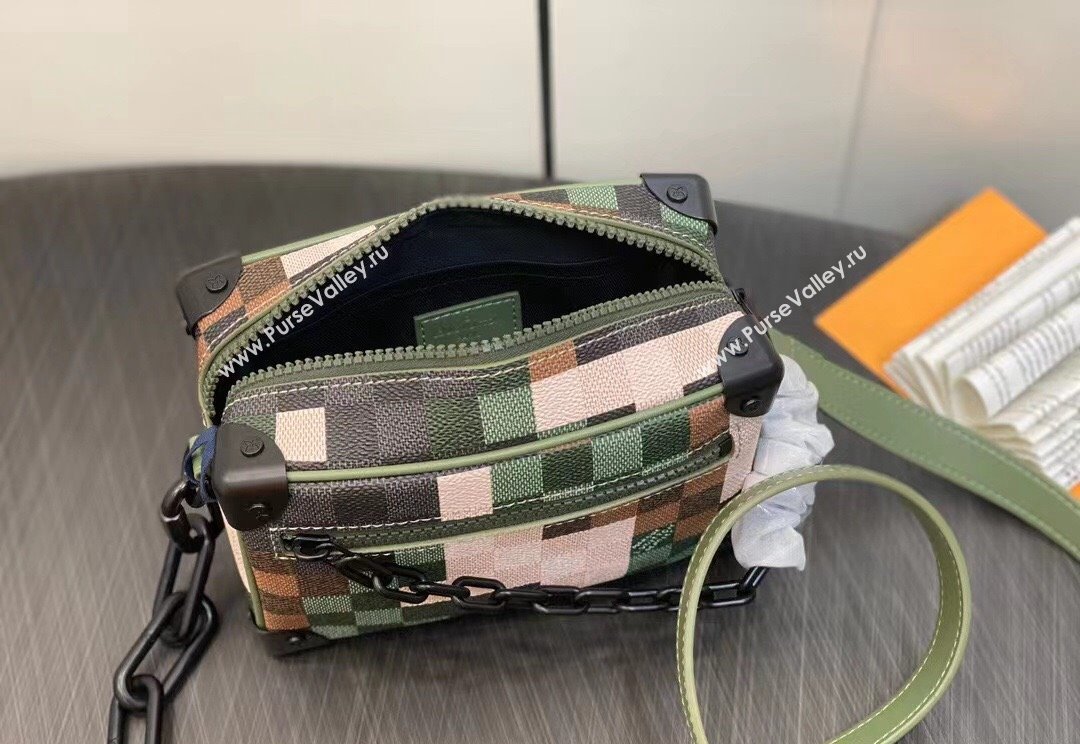 Louis Vuitton Canvas Mini Soft Trunk Bag M24581 Green 2024 (kiki-23122302)