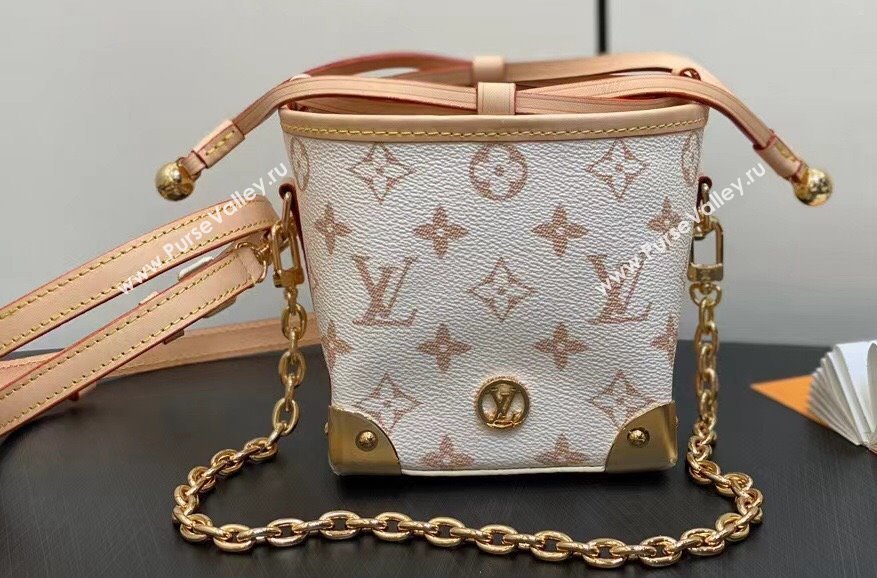 Louis Vuitton Monogram canvas Noé Purse LV Charms Bag M83227 2024 (kiki-23122305)