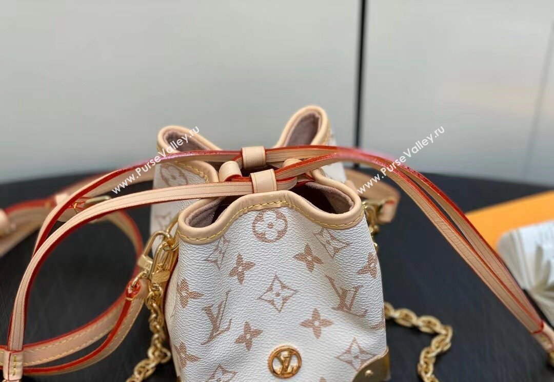 Louis Vuitton Monogram canvas Noé Purse LV Charms Bag M83227 2024 (kiki-23122305)