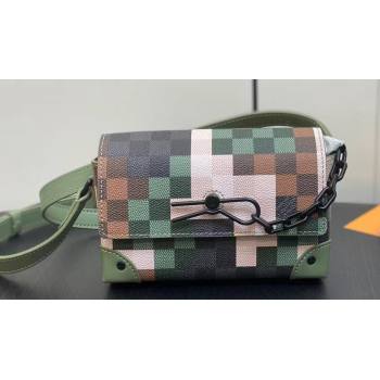 Louis Vuitton Canvas Steamer Messenger Bag M83172 Green 2024 (kiki-23122301)