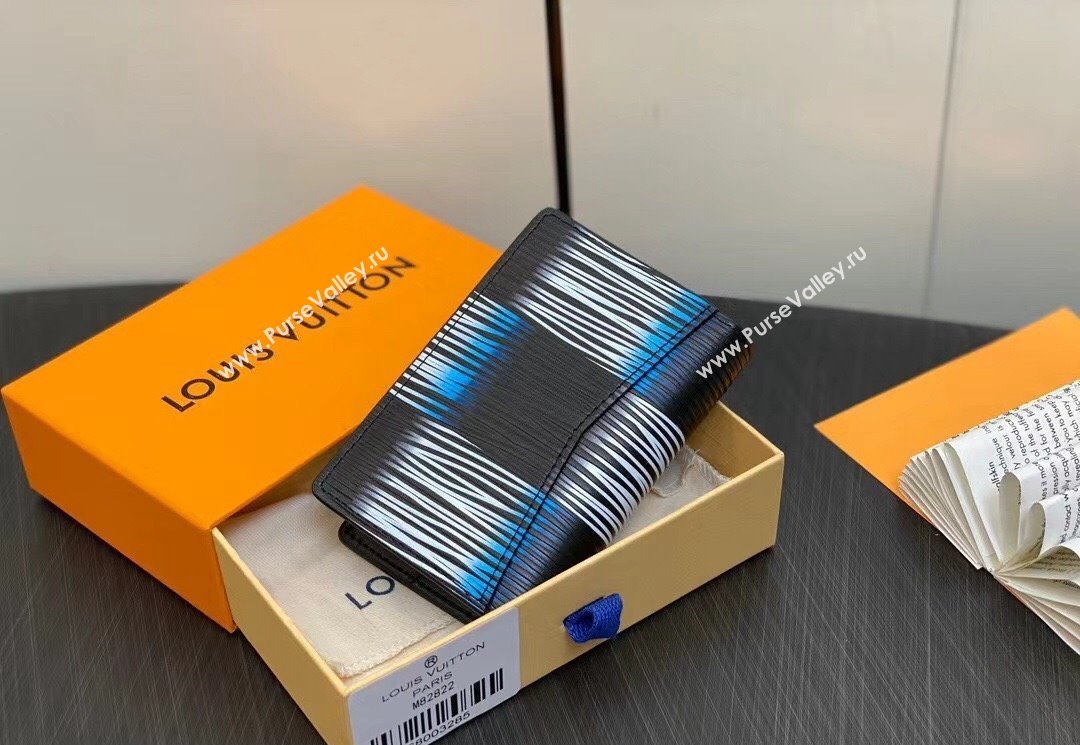 Louis Vuitton Damier Rush Epi XL Leather Pocket Organizer Wallet M82822 Blue Moon 2024 (kiki-23122565)