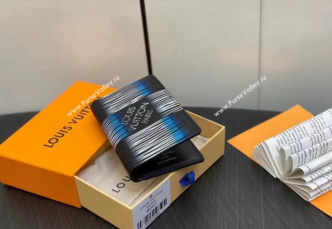 Louis Vuitton Damier Rush Epi XL Leather Pocket Organizer Wallet M82822 Blue Moon 2024 (kiki-23122565)