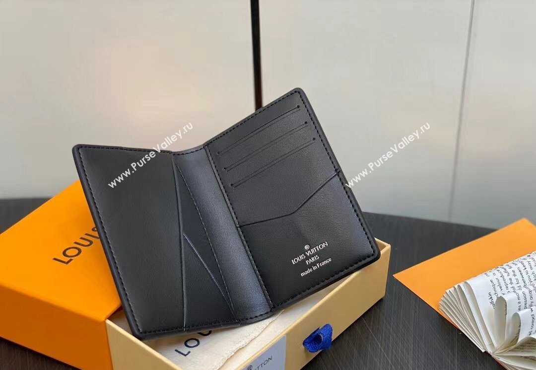 Louis Vuitton Damier Rush Epi XL Leather Pocket Organizer Wallet M82822 Blue Moon 2024 (kiki-23122565)