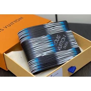 Louis Vuitton Damier Rush Epi XL Leather Slender Wallet M82821 Blue Moon 2024 (kiki-23122564)