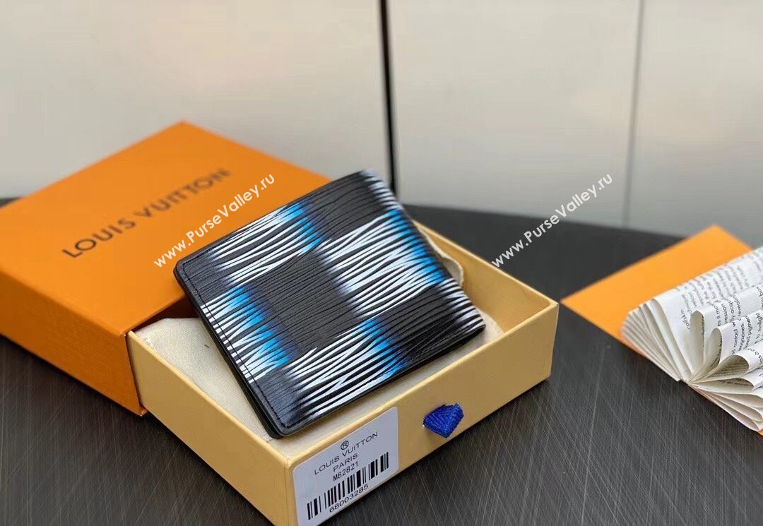 Louis Vuitton Damier Rush Epi XL Leather Slender Wallet M82821 Blue Moon 2024 (kiki-23122564)