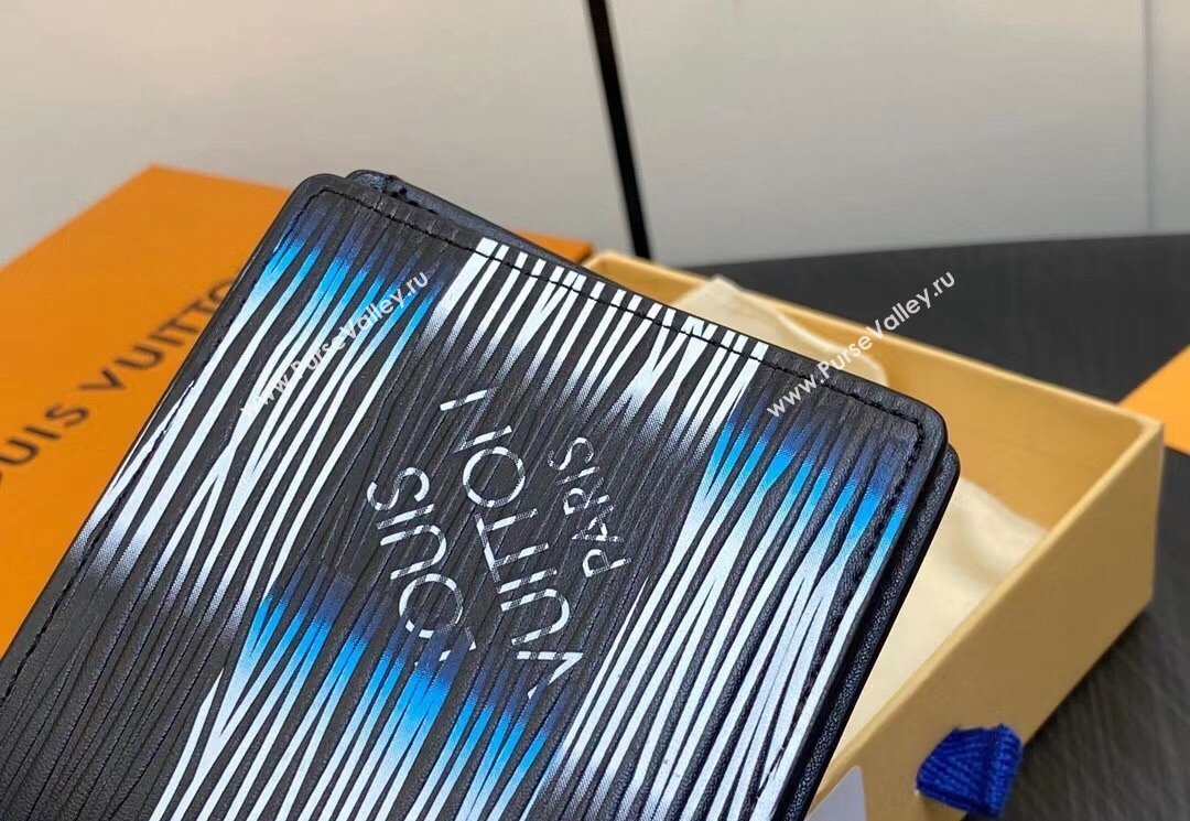 Louis Vuitton Damier Rush Epi XL Leather Slender Wallet M82821 Blue Moon 2024 (kiki-23122564)