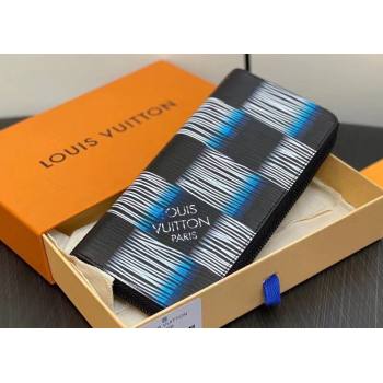 Louis Vuitton Damier Rush Epi XL Leather Zippy Wallet Vertical M82820 Blue Moon 2024 (kiki-23122563)