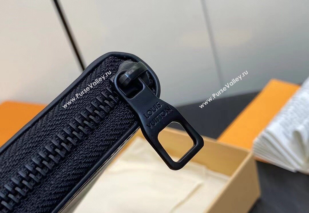 Louis Vuitton Damier Rush Epi XL Leather Zippy Wallet Vertical M82820 Blue Moon 2024 (kiki-23122563)