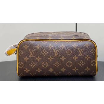 Louis Vuitton Monogram canvas Dopp Kit Toilet Pouch Bag M46764 Yellow 2024 (kiki-23122308)