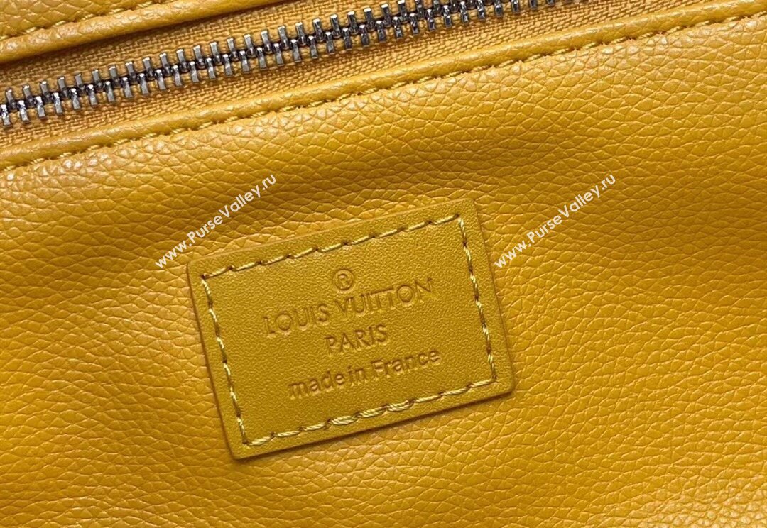 Louis Vuitton Monogram canvas Dopp Kit Toilet Pouch Bag M46764 Yellow 2024 (kiki-23122308)