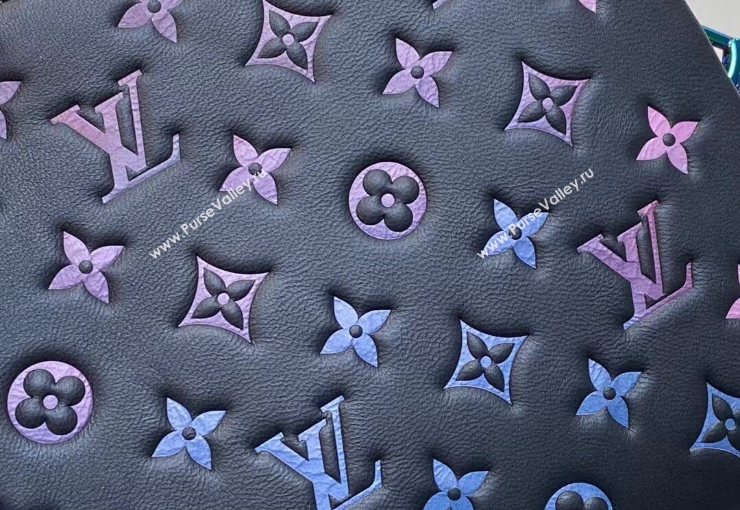 Louis Vuitton Lambskin Coussin PM Bag M23618 LV Ski Black 2024 (kiki-23122314)