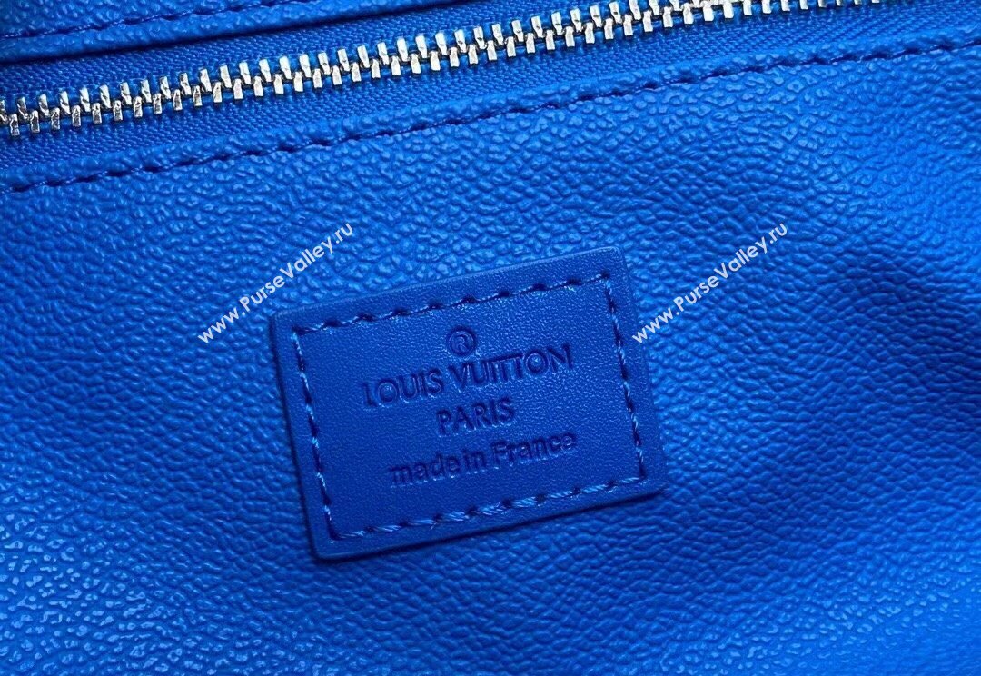 Louis Vuitton Monogram canvas Dopp Kit Toilet Pouch Bag M46763 Blue 2024 (kiki-23122310)