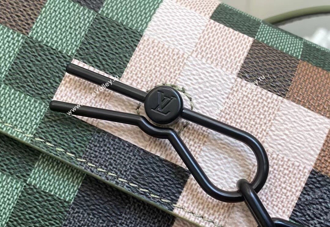 Louis Vuitton Canvas Steamer Messenger Bag M83172 Green 2024 (kiki-23122301)