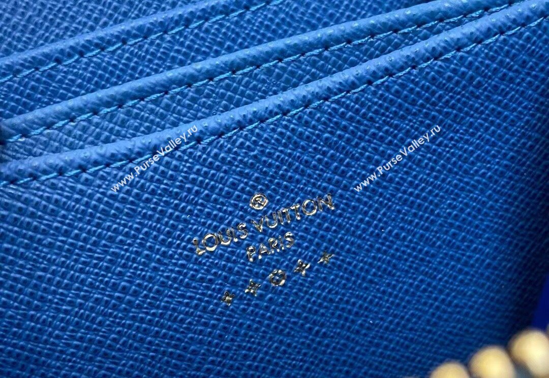 Louis Vuitton Monogram Denim Zippy Coin Purse M82957 2024 (kiki-23122575)