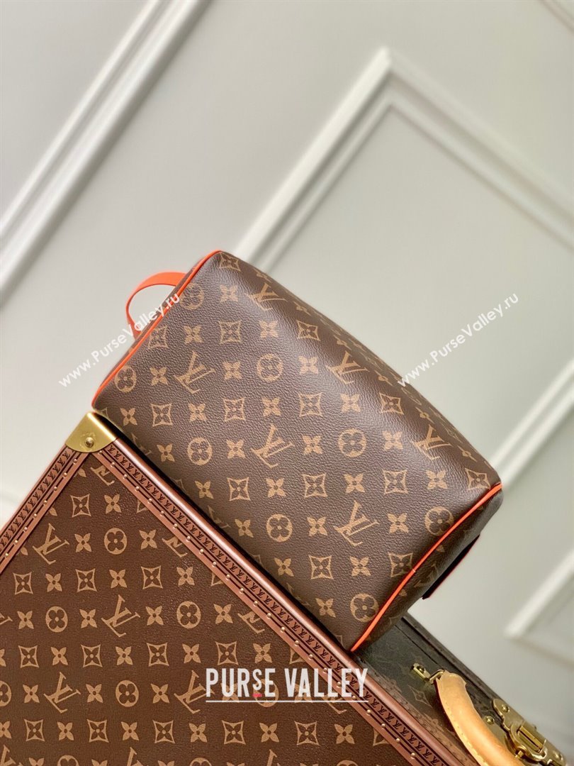 Louis Vuitton Monogram canvas Dopp Kit Toilet Pouch Bag M46765 Orange 2024 (kiki-23122311)