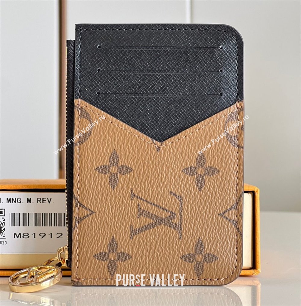 Louis Vuitton Monogram Reverse Canvas Romy Card Holder M81912 (nana-23122504)