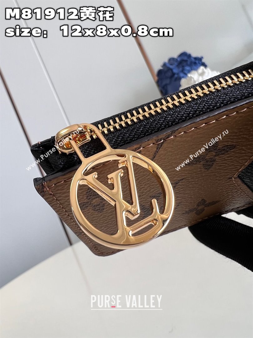 Louis Vuitton Monogram Reverse Canvas Romy Card Holder M81912 (nana-23122504)